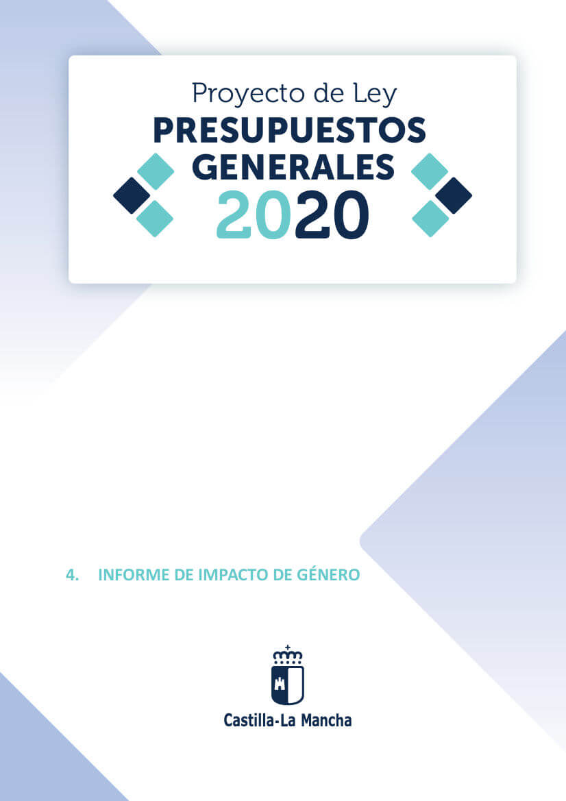 Informe de Impacto de Género del proyecto de Ley de Presupuestos Generales Castilla La Mancha 2020 informe-de-impacto-de-genero-del-proyecto-de-ley-de-presupuestos-generales-castilla-la-mancha-2020