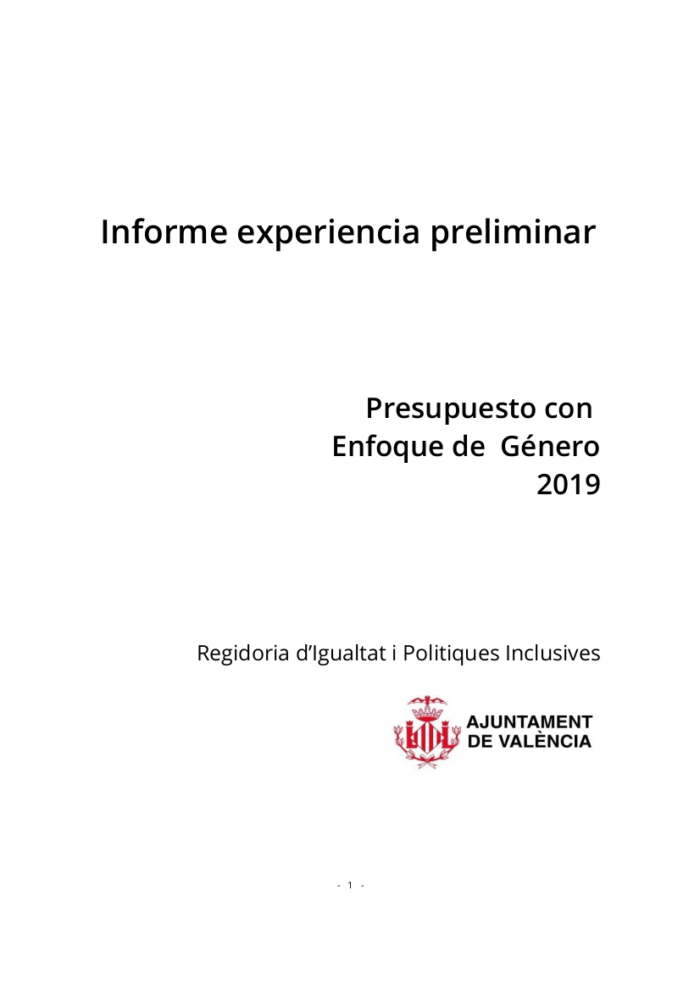 informe-impacto-de-genero-presupuesto-municipal-ajuntament-de-valencia-2019