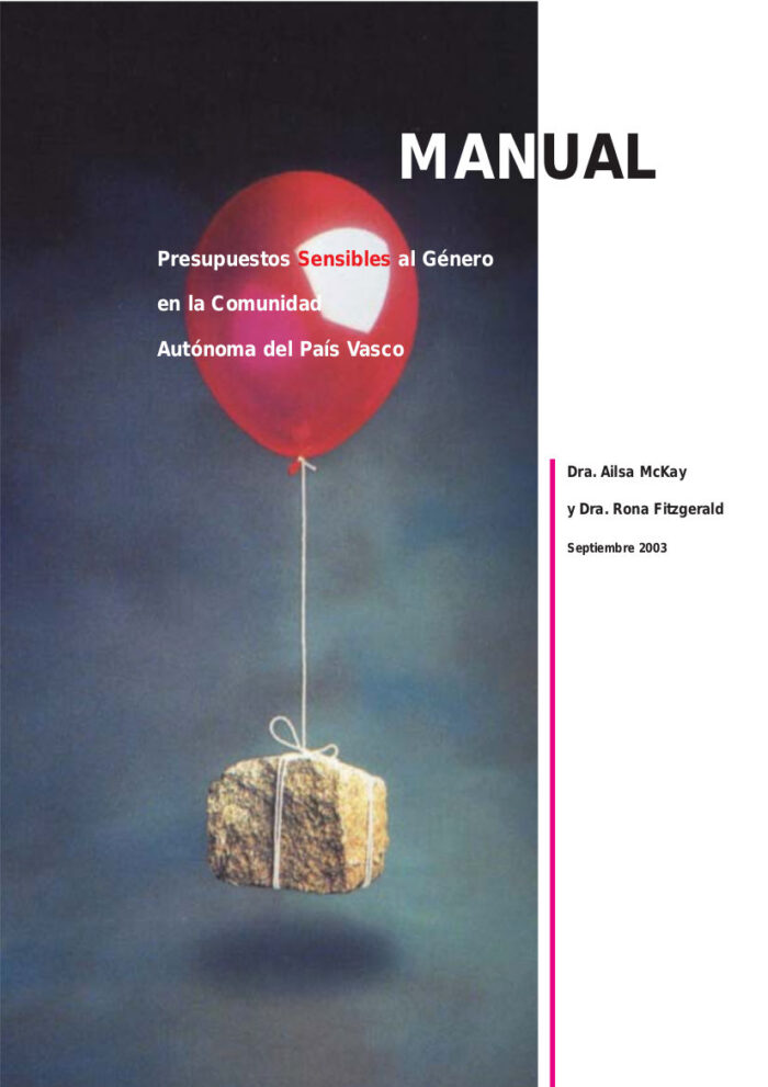 Manual: Presupuestos Sensibles al Género en la Comunidad Autónoma del País Vasco manual-presupuestos-sensibles-al-genero-en-la-comunidad-autonoma-del-pais-vasco