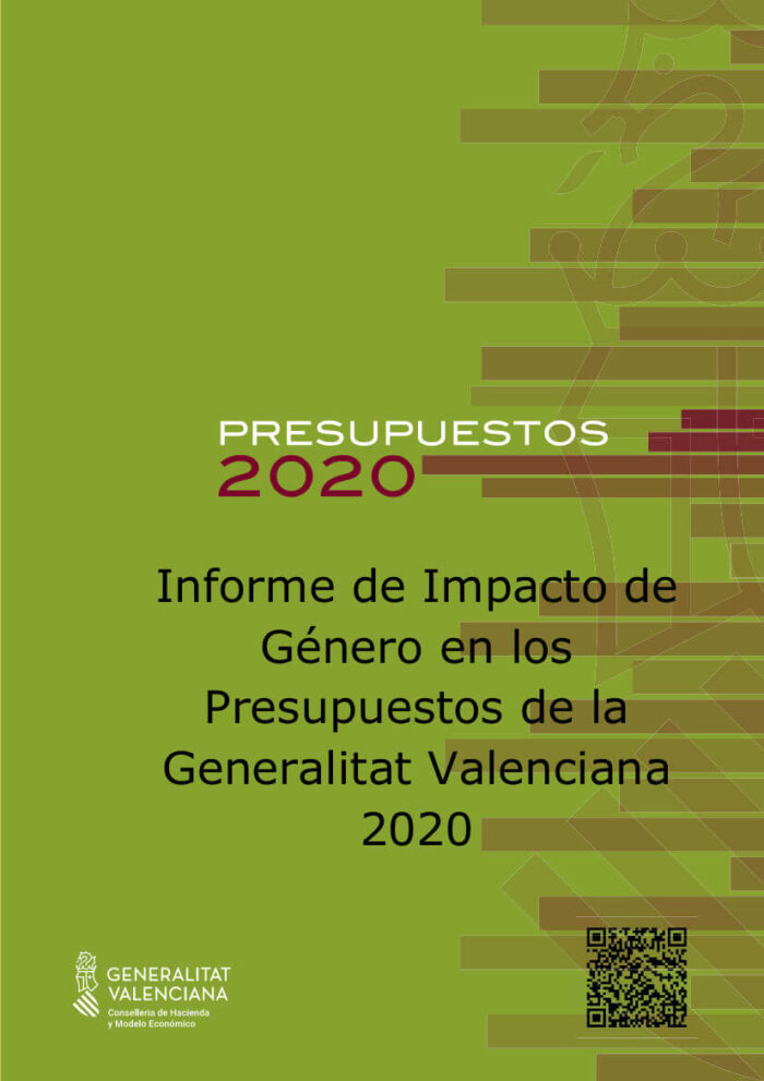 Informe de impacto de género en los presupuestos de la Generalitat Valenciana 2020 informe-de-impacto-de-genero-en-los-presupuestos-de-la-generalitat-valenciana-2020