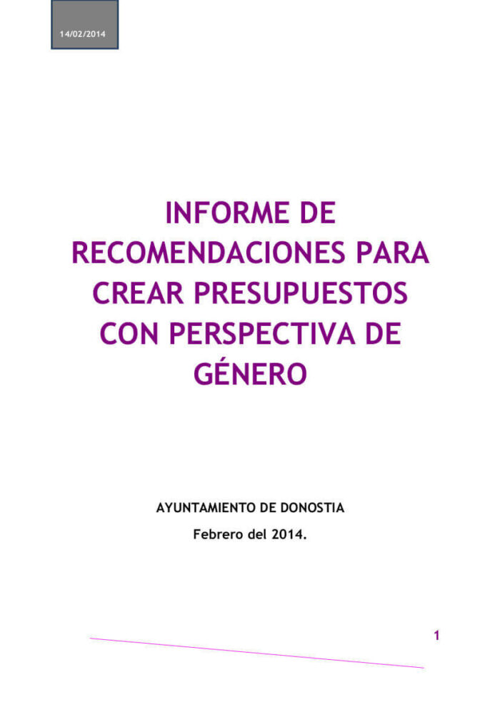 Informe de recomendaciones para crear presupuestos con perspectiva de género Ayuntamiento de Donostia 2014 informe-de-recomendaciones-para-crear-presupuestos-con-perspectiva-de-genero-ayuntamiento-de-donostia-2014