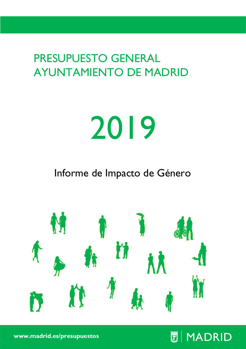 Informe de Impacto de Género del Presupuesto General Ayuntamiento De Madrid 2019